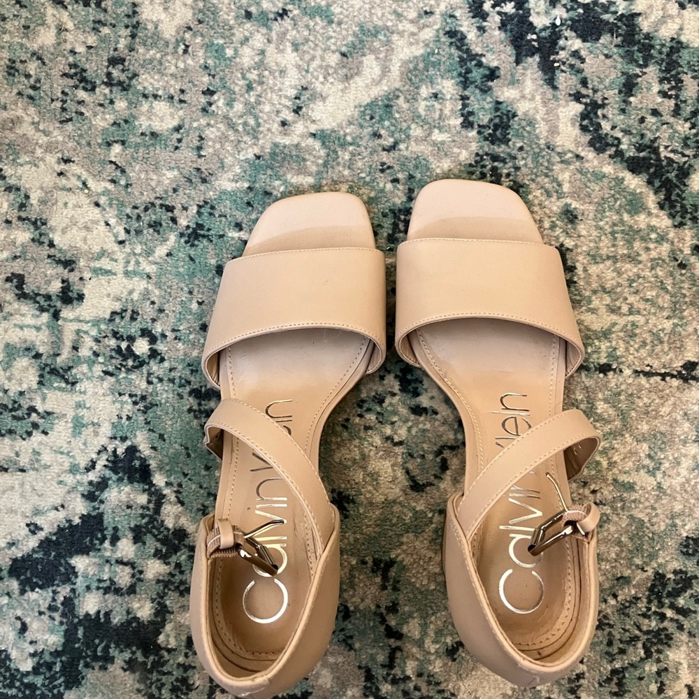 Calvin Klein Nude Heels